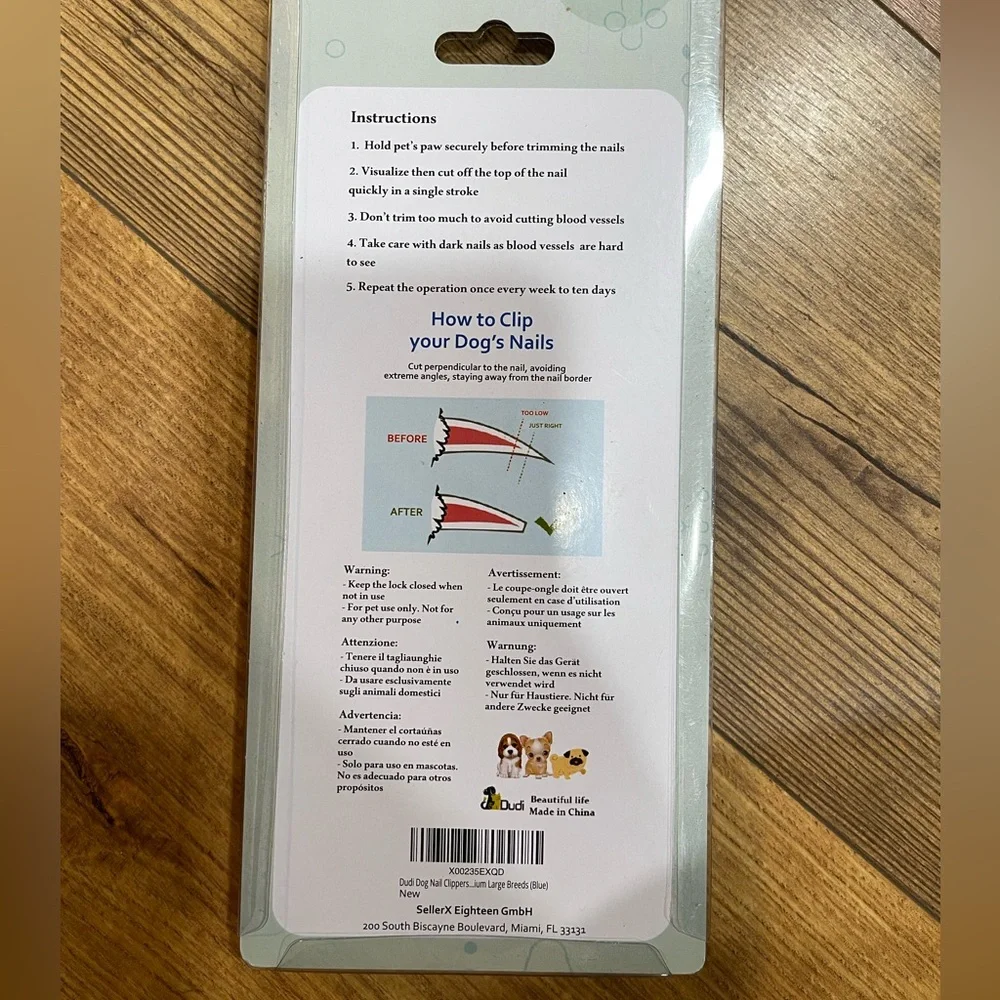 Pet Nail Clipping Kit